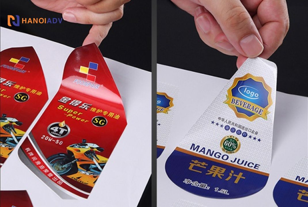 In decal giá rẻ loại này phù hợp với quỹ ngân sách của nhiều cá nhân và doanh nghiệp nên được rất nhiều người lựa chọn