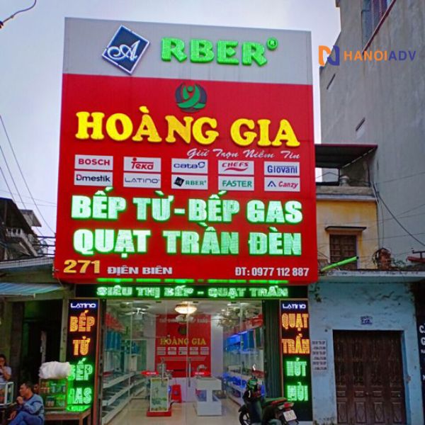 10 mẫu biển quảng cáo đồ gia dụng bằng Alu hiện đại