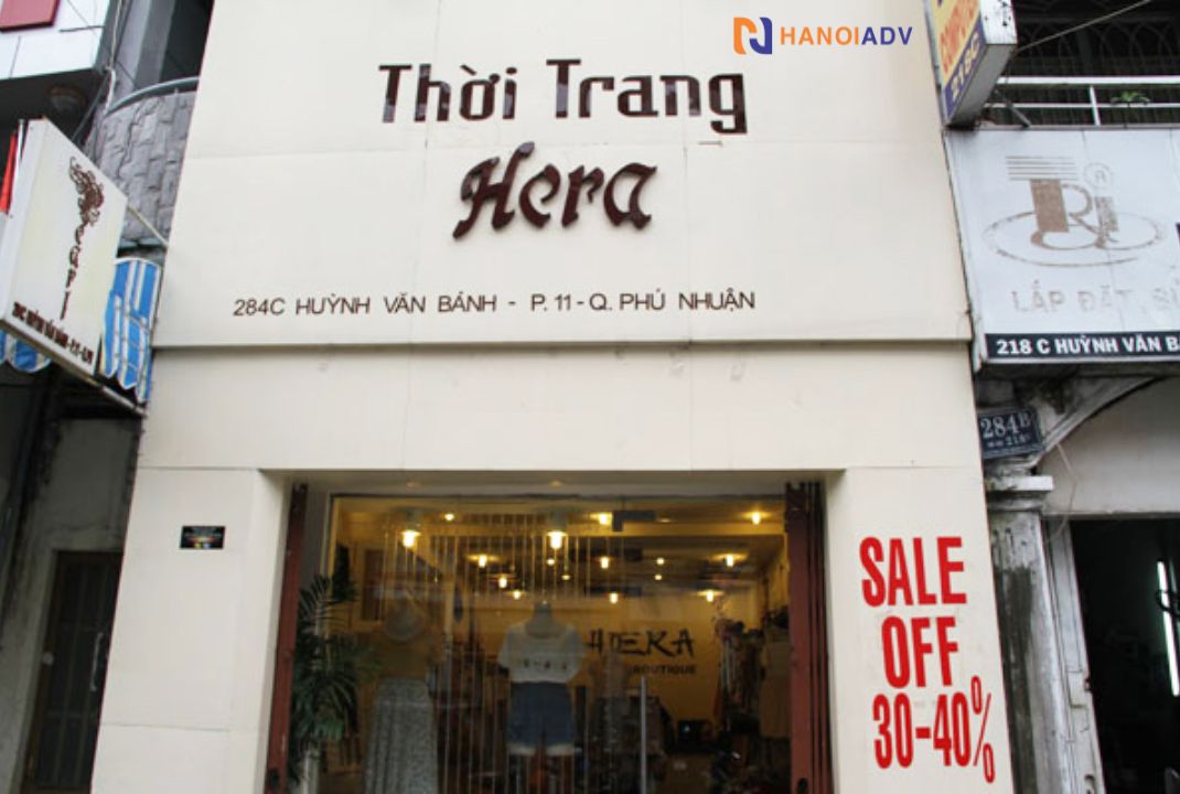 Thiết kế đơn giản nhẹ nhàng phù hợp với ngành thời trang