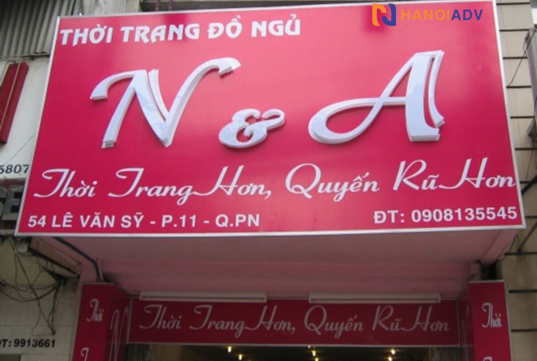  Mẫu biển quảng cáo đơn giản cửa hàng quần áo