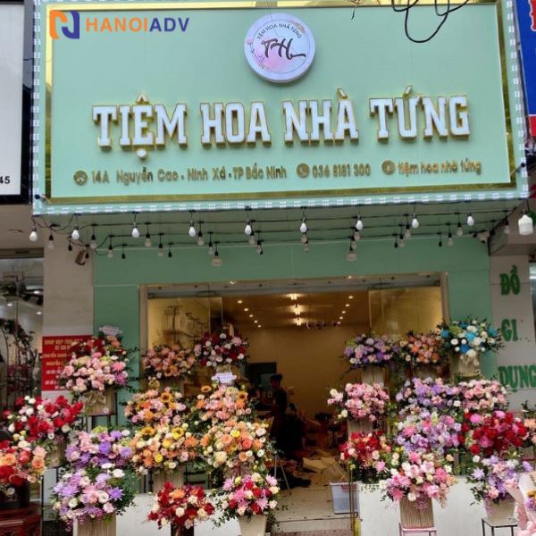 15+ Biển shop hoa tươi – Đẹp tinh tế