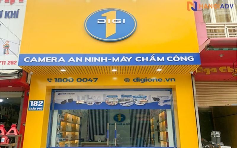 Biển quảng cáo camera an ninh máy chấm công
