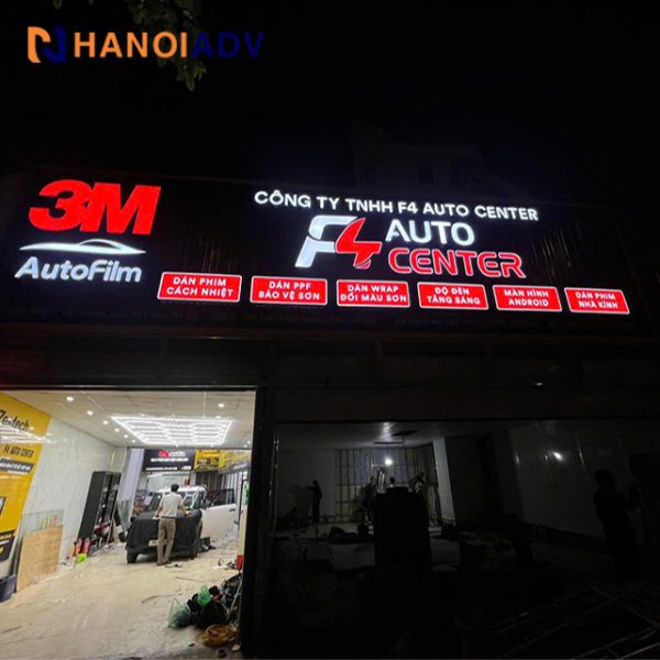 Mẫu biển quảng cáo rửa xe Ô tô đẹp ấn tượng