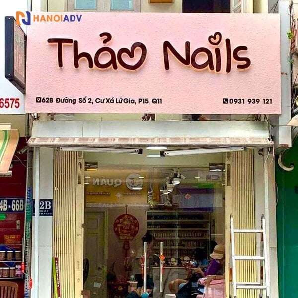 20 Biển quảng cáo Nail nổi bật nhất