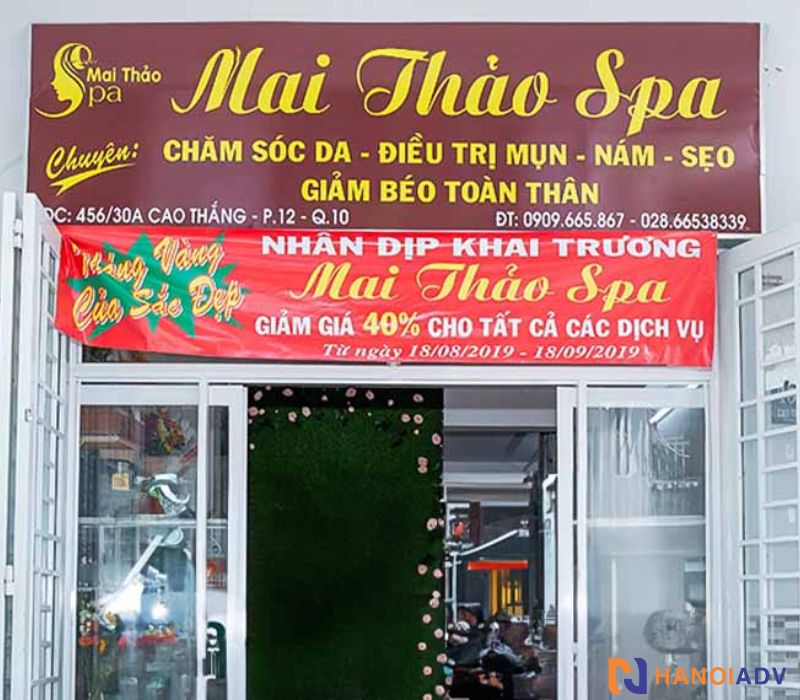 Phù hợp quảng cáo ngắn hạn – Sale sốc, gói chăm sóc da, mở cửa khai trương, combo triệt lông – cực kỳ hiệu quả.