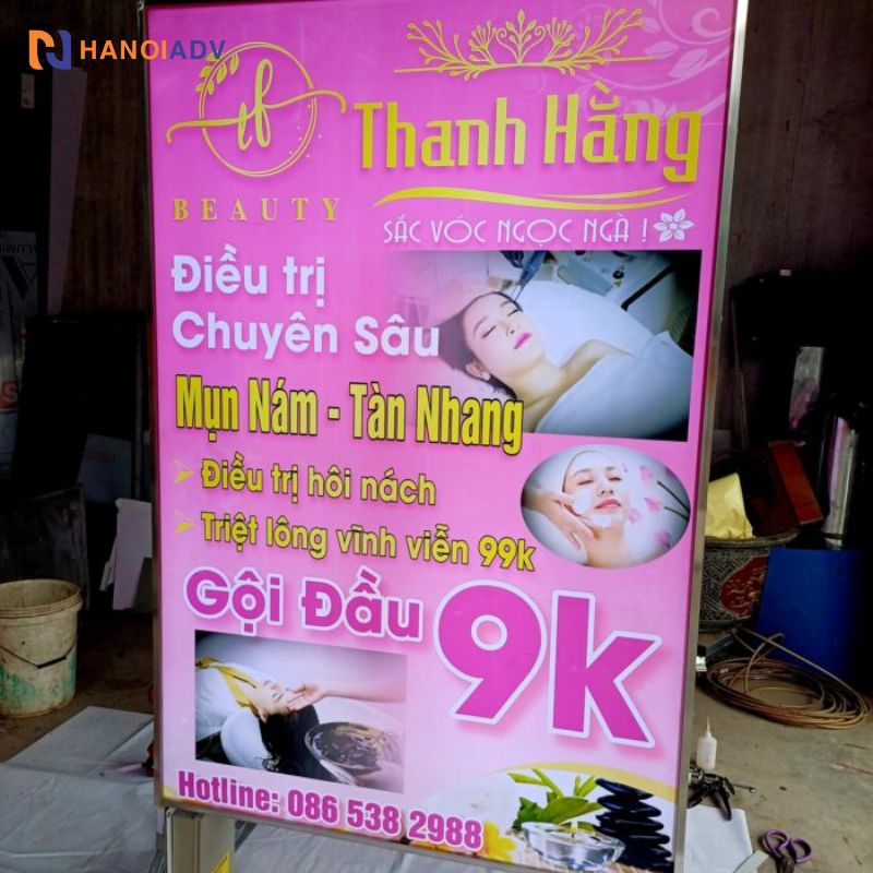 Chi phí hợp lý – Phù hợp với spa mới mở hoặc cần thay đổi chiến dịch nhanh chóng (sale, khai trương, giảm giá, liệu trình mới).