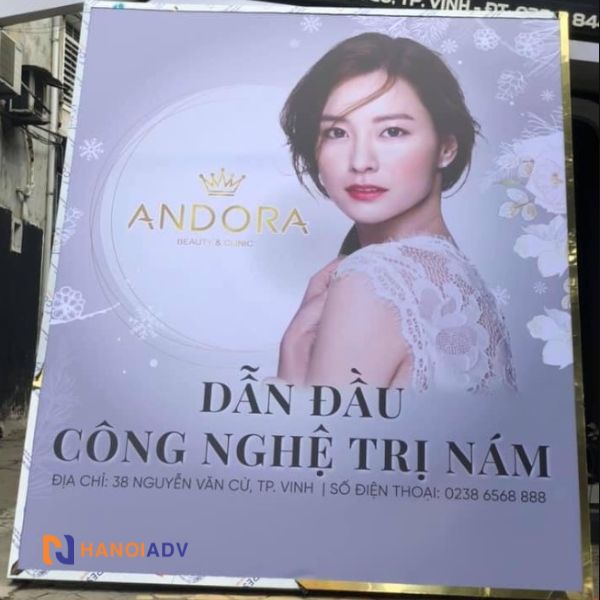 Mẫu thiết kế biển bạt Spa đẹp hút khách nhất hiện nay