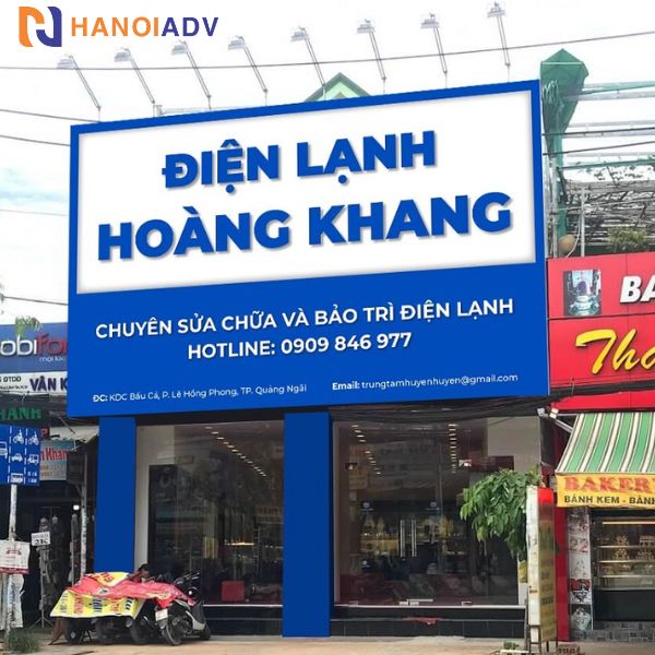 Top biển hiệu sửa chữa điện lạnh đẹp, đơn giản