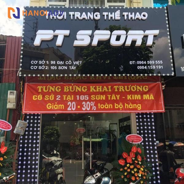 10 mẫu biển quảng cáo cửa hàng thể thao bằng mica
