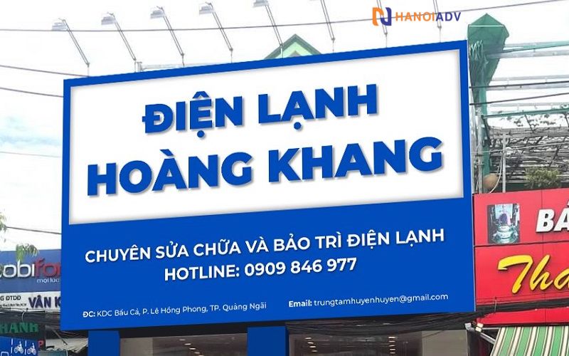 Bảng hiệu nổi bật giúp thu hút sự chú ý của khách hàng