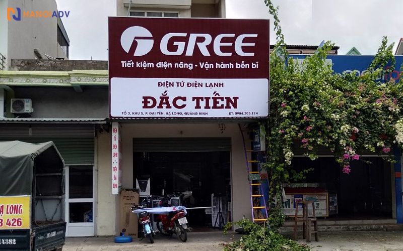 Mẫu biển quảng cáo điện lạnh ấn tượng