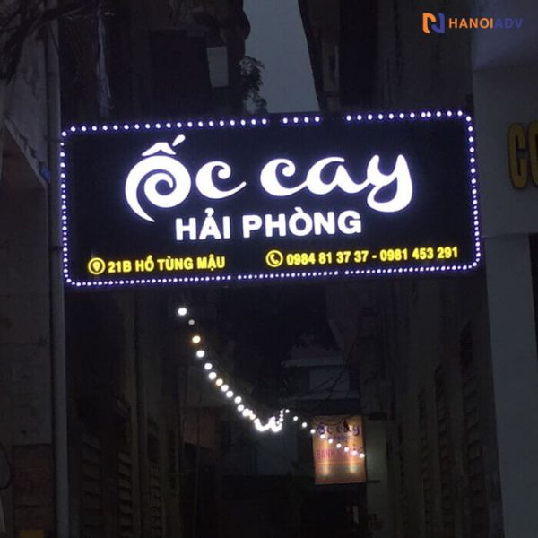 Biển quảng cáo quán ốc - tăng doanh thu, tạo dấu ấn