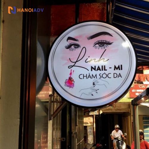 Biển vẫy Nail, mi đẹp, quảng cáo hút khách
