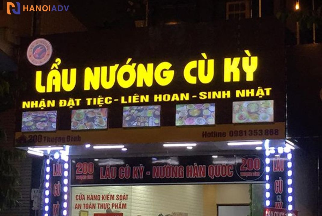 Dễ nhận diện vào ban đêm thu hút người qua đường