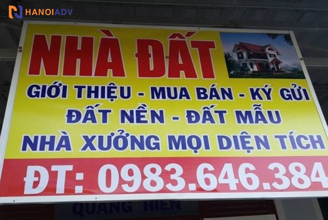 Mẫu quảng cáo bất động sản giá rẻ, tiết kiệm chi phí