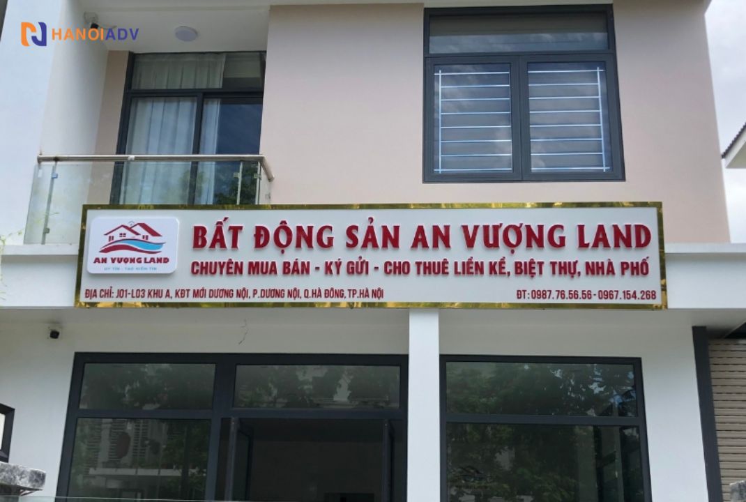 Bảng hiệu nhà đất bằng Alu