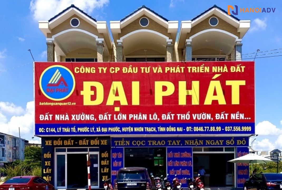 Biển khổ to thu hút ánh nhìn kể cả từ xa