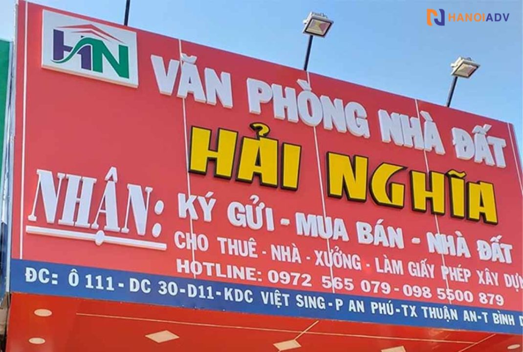 Biển bạt tiết kiệm chi phí hù hợp với những văn phòng nhỏ