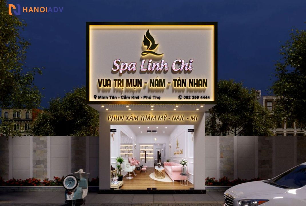 Bản demo của cửa hàng spa Linh Chi