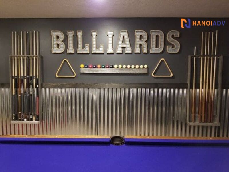 Làm biển quảng cáo bida