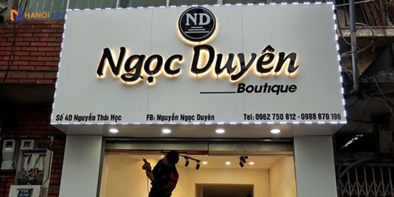 4 bước thiết kế và thi công bảng hiệu chữ nổi mica tại HanoiADV