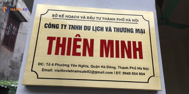 Có nhiều loại bảng hiệu inox để bạn có thể lựa chọn sử dụng