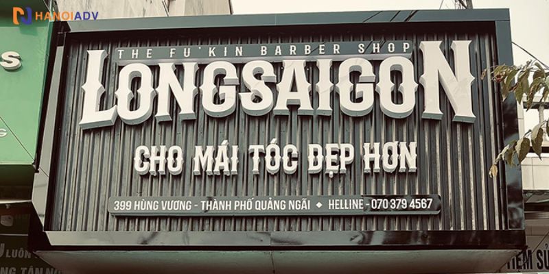 Bảng hiệu tôn sóng HanoiADV - Thi công bảng hiệu giá rẻ, uy tín nhất 2025
