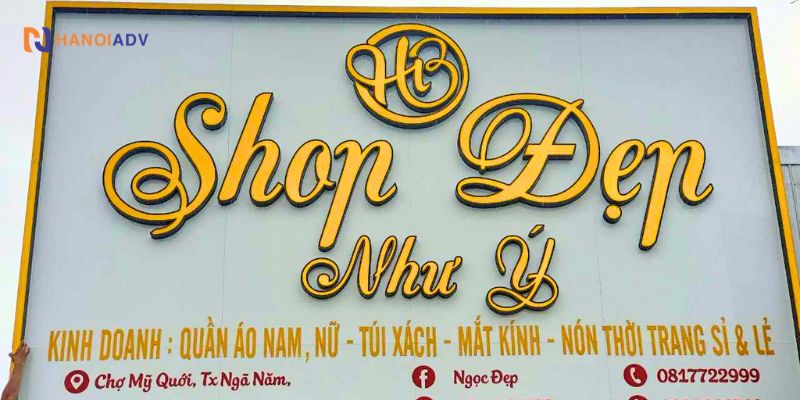 Bảng quảng cáo chữ nổi được nhiều doanh nghiệp lựa chọn để quảng bá thương hiệu