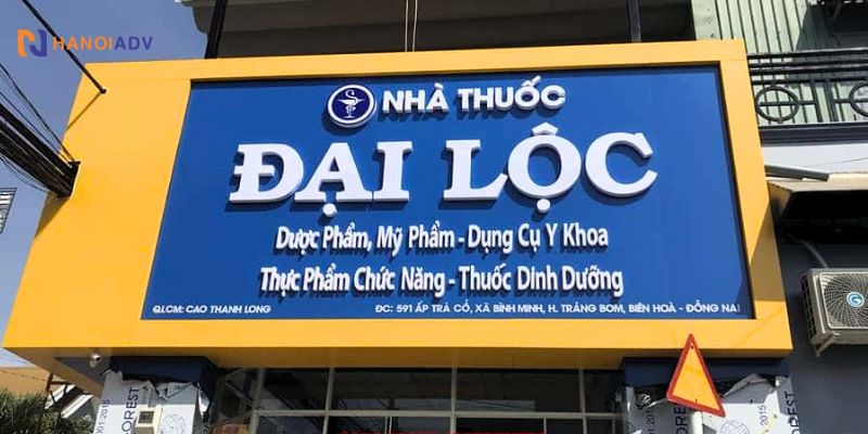 Báo giá bảng hiệu alu chữ nổi mới nhất tại HanoiADV – Thiết kế chuyên nghiệp, giá cạnh tranh