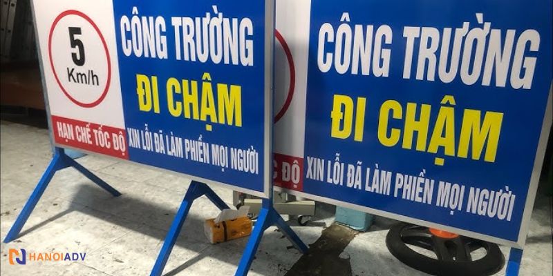 Quy trình thiết kế và thi công biển alu dán decal bao gồm 5 bước tại HanoiADV