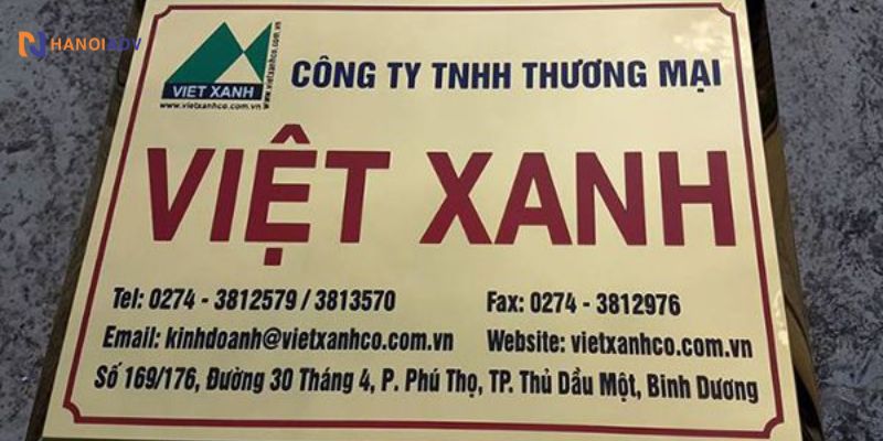 Biển Inox Giá Rẻ Hà Nội - Thi Công Chuyên Nghiệp Cùng HanoiADV