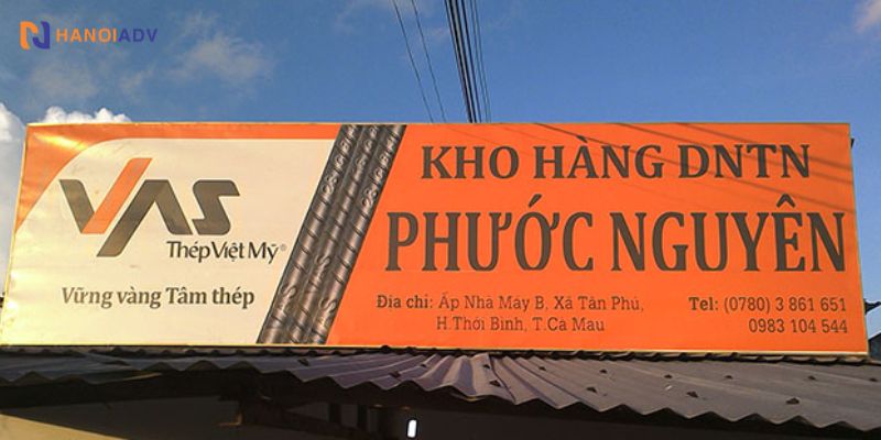 Giới thiệu về bảng hiệu decal dán alu