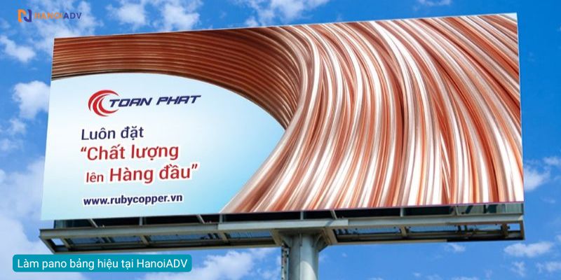 Làm pano bảng hiệu ngoài trời giúp tăng cường nhận diện thương hiệu một cách hiệu quả.