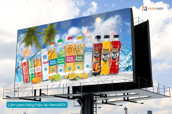 Thi công pano bảng hiệu tại HanoiADV - Quảng cáo uy tín 2025
