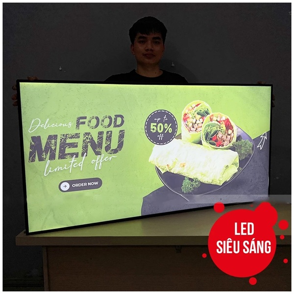 Hộp Đèn Siêu Mỏng 60x120cm