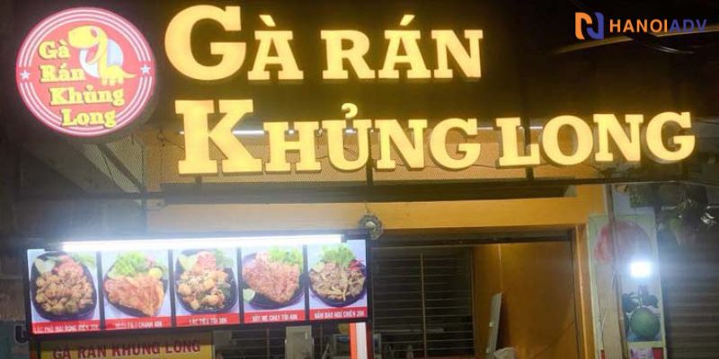 Quy trình 5 bước thiết kế và thi công biển quảng cáo đồ ăn nhanh tại HanoiADV