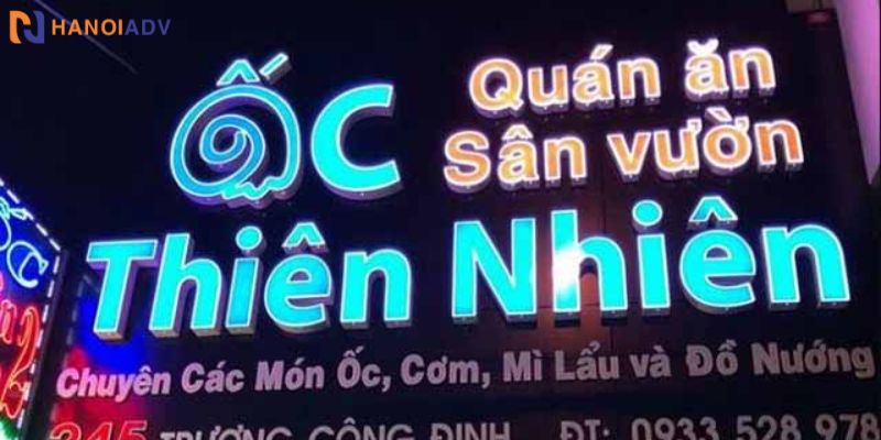 Biển quảng cáo ốc nóng là công cụ thu hút khách hàng hiệu quả của nhiều doanh nghiệp