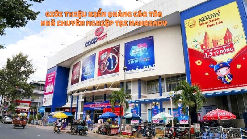 Biển quảng cáo tòa nhà CoopMart