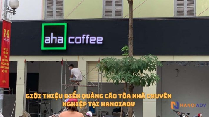 Biển hiệu quảng cáo tòa nhà