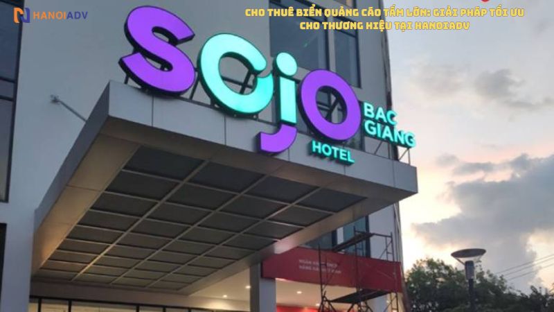 Với dịch vụ cho thuê biển quảng cáo trên nóc tòa nhà, HanoiAdv mang đến cơ hội tối ưu hóa nhận diện thương hiệu tại các vị trí chiến lược.