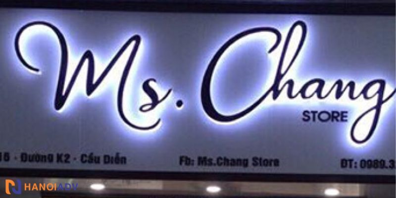 Led hắt chân chữ HanoiADV – Sự lựa chọn hàng đầu cho biển quảng cáo đẳng cấp