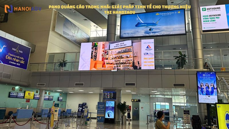 Pano quảng cáo trong nhà