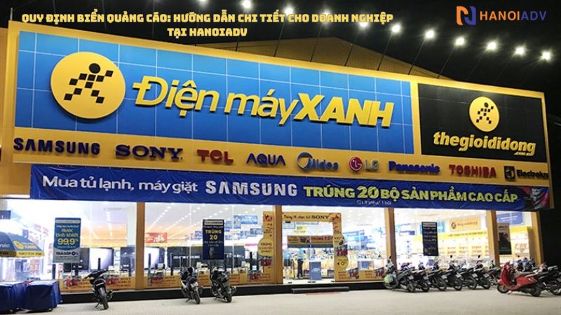 Quy định biển quảng cáo, hướng dẫn chi tiết cho doanh nghiệp