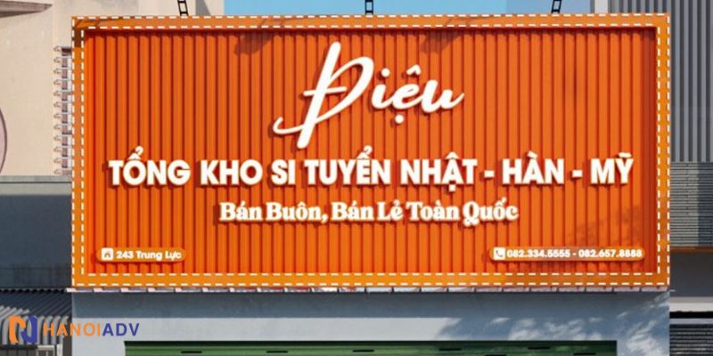 Tôn Làm Bảng Hiệu: Giải Pháp Biển Quảng Cáo Bền Đẹp Cùng HanoiADV