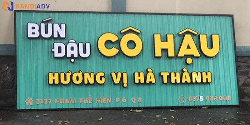 Những lợi ích vượt trội của việc sử dụng tôn làm biển quảng cáo
